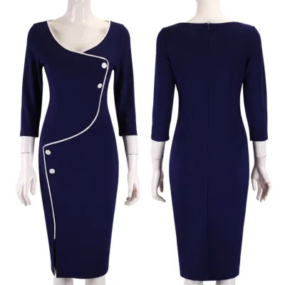 Elegant Slim Fit Dress