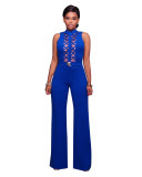 Hollow-Out Sexy Jumpsuit with Open Back 26219-2