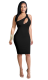 One Shoulder Cut Out Club Dress