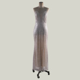 Sequins Straps Mermard Evening Dress