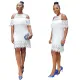 Elegant White Color Dress