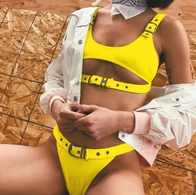 Sexy Two-Piece Hook Swimwear