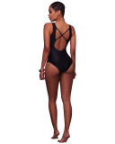 Sexy Lace Up Black Swimsuit 27255-1