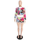Colorful Print Jessey and Shorts