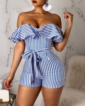 Sexy Tight Sweetheart Stripped Rompers