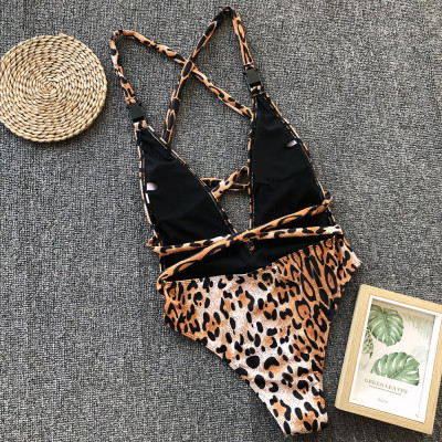 Sexy One-Piece Leopard Swimwear