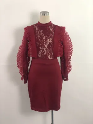 Lace Upper Detailed Club Dress