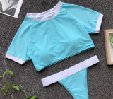 Two-Piece High Waist Swimwear