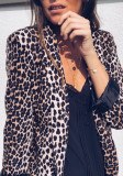 Long Sleeve Sexy and Chic Leopard Blouse