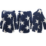 Blue and White Stars Shirts 27533-2