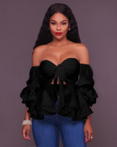 Sexy Sweetheart Ruffles Tops 26790-1