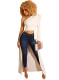 White One Shoulder High Low Party Top