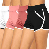 Sexy Sportive Shorts with Contrast Trims