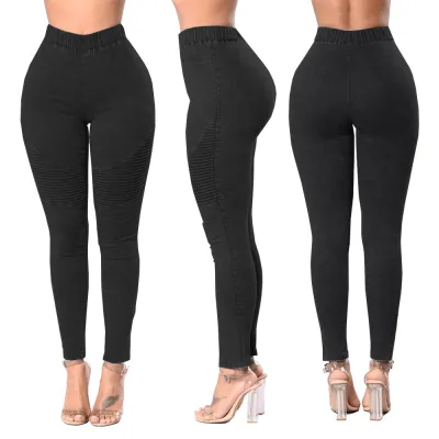 Sexy High Waist Stripped Jeans