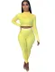 Sexy Fitness Two Piece Pants Set