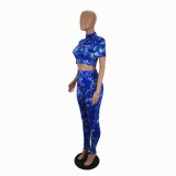 Summer Sexy Two Piece Bodycon Pants Set
