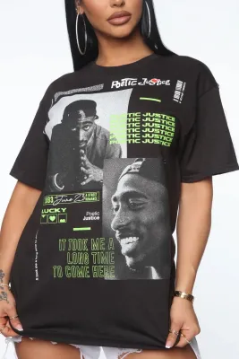 Summer Print O-Neck Loose Shirt