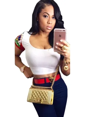 Summer Sexy Fit O-Neck Crop Top