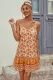 Summer A-Line Strap Floral Dress