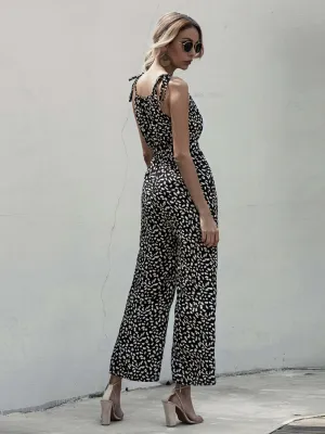 Summer Print Halter Classy Jumpsuit