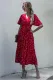 Summer V-Neck Polka Long Dress