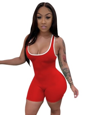 Sports Sexy Sleeveless Bodycon Rompers