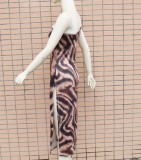 Sexy Leopard Strap Mini Club Dress