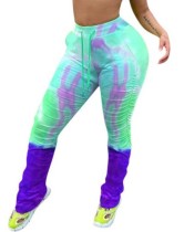 Casual Tie Dye Stracked Track Pants