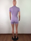 Summer Sexy Knot Bodycon Rompers with Face Cover