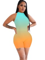 Sexy Sleeveless Gradient Bodycon Rompers