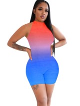 Sexy Sleeveless Gradient Bodycon Rompers