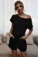 Summer Solid Color O-Neck Leisure Rompers