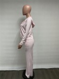 Solid Color Three Piece Matching Leisure Pants Suit