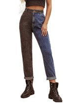 Western Blue Sytlish Regular Straight Jeans