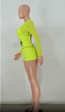 Sexy Mesh Patchwork Long Sleeve Bodycon Rompers