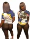 Summer Print O-Neck African Shirt