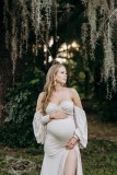 Maternity Plain Color Sweetheart Mermaid Wedding Dress