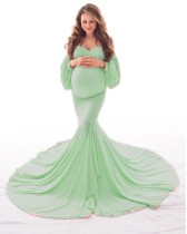 Maternity Plain Color Sweetheart Mermaid Wedding Dress