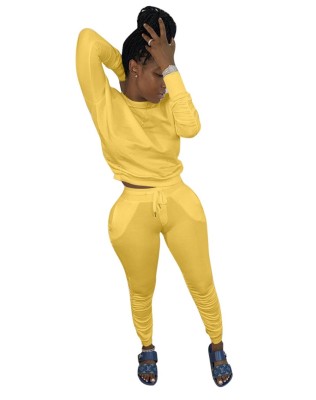 Plain Color Two Piece African Tracksuit