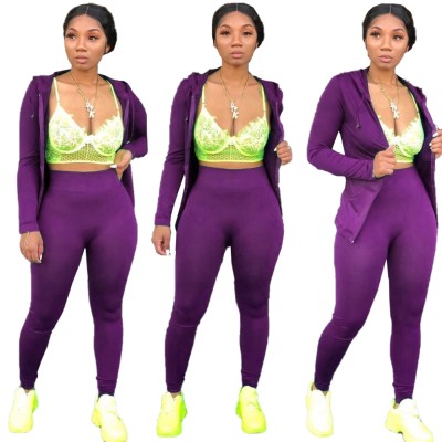 African Two Piece Long Sleeve Hoody Tracksuit