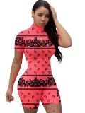 Summer Print Bodycon Rompers