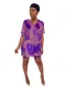Summer Tie Dye Two Piece Shorts Set