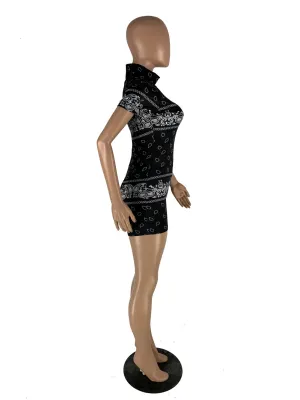 Summer Print Bodycon Rompers
