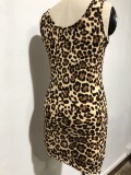 Sexy Leopard Tight Tank Dress