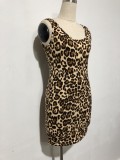 Sexy Leopard Tight Tank Dress