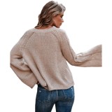 O-Neck Loose Fit Pullover Sweater