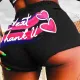 Summer Cute Print Sexy High Cut Fit Shorts