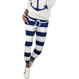 Autumn Striped Hoody Tracksuit