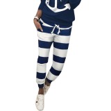 Autumn Striped Hoody Tracksuit