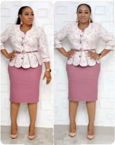 Plus Size Mother of the Bride Two Piece Dress